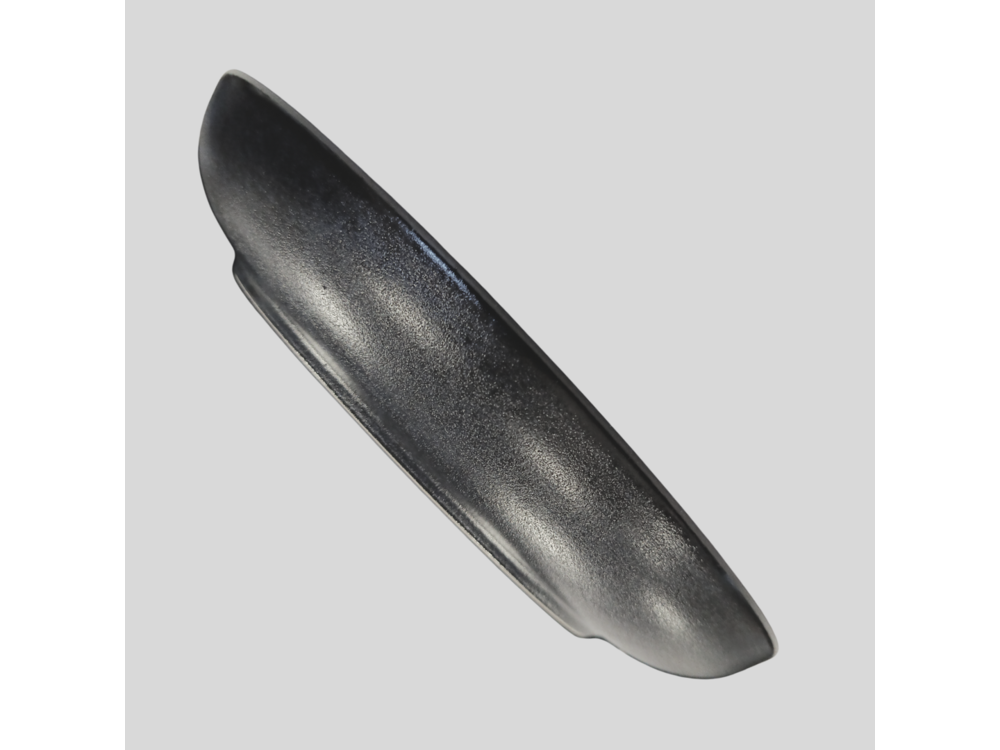 Lubiana plochý talíř Rondo, Ø28 cm, černý